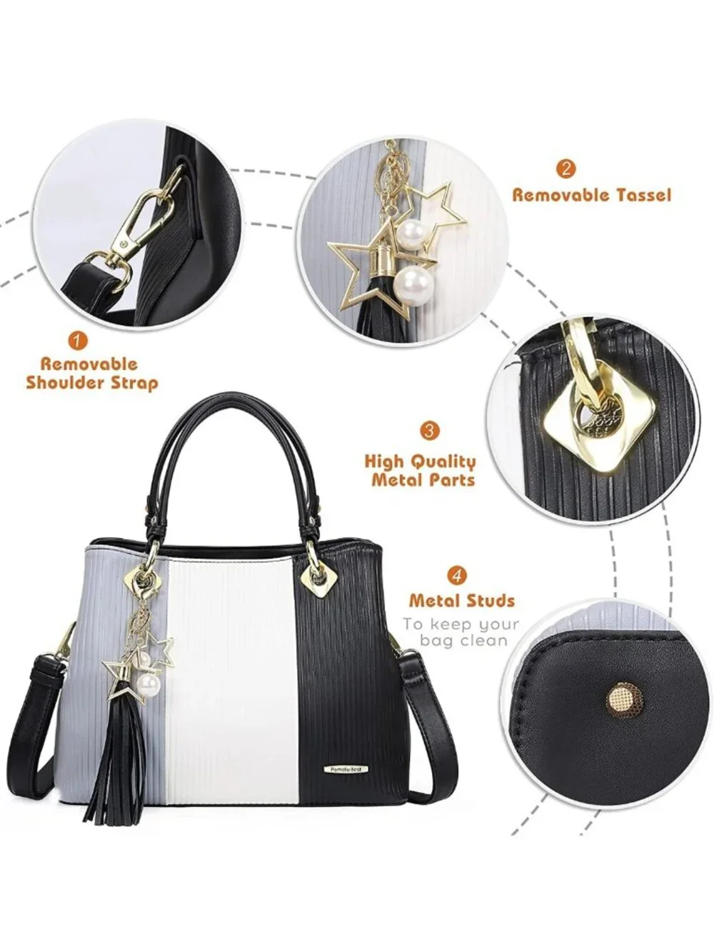 Stylish Women's Handbags with Multiple Pockets | Trendy Purses for Everyday Use